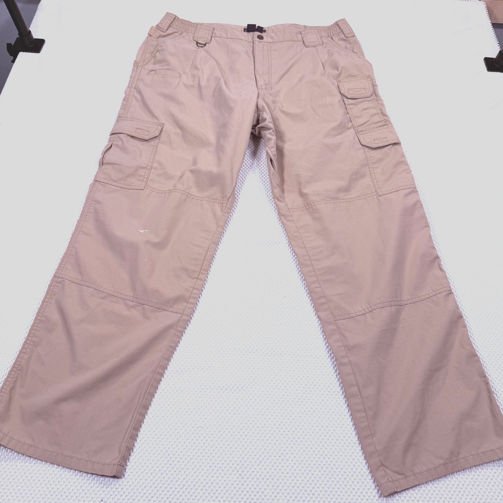 5.11 Tactical Series Men's 40x32 Khaki Ripstop Cargo Pants Utility Work